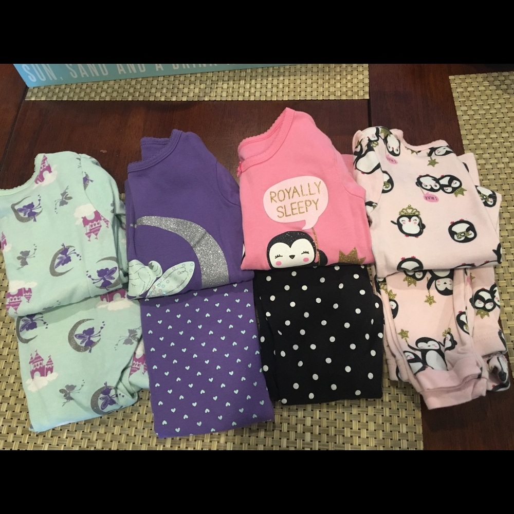 4 pairs of 3t pajamas!